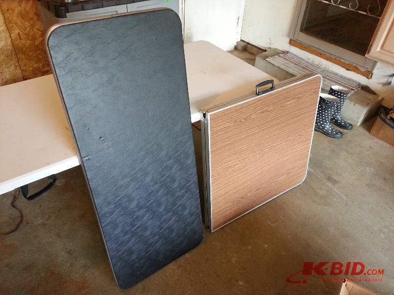 (2) Folding Tables