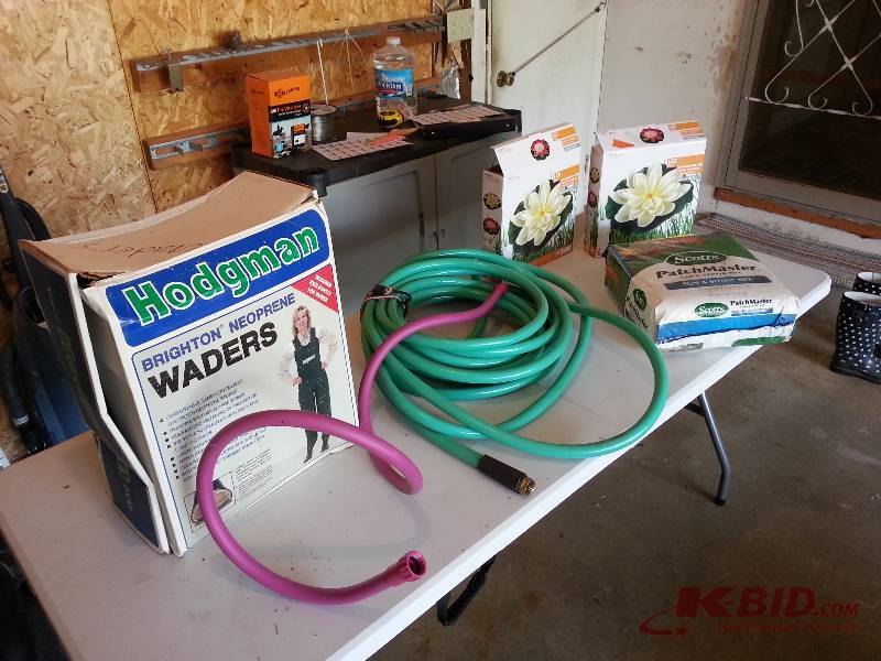 Hodgman Neoprene Ladies Waders, Hoses, LED Solor Dcor, Scotts PatchMaster