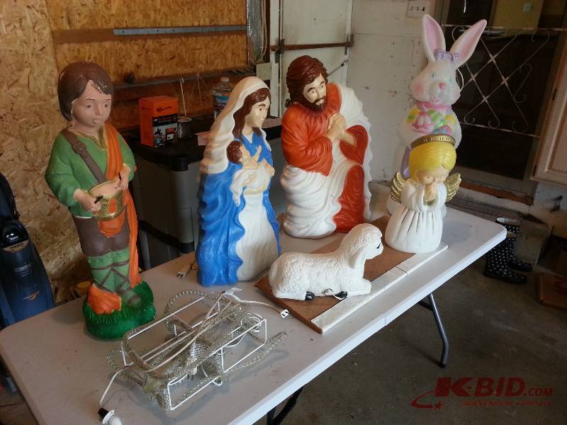 Nativity, Drummer Boy, Easter Bunny, Misc Lawn Decorations