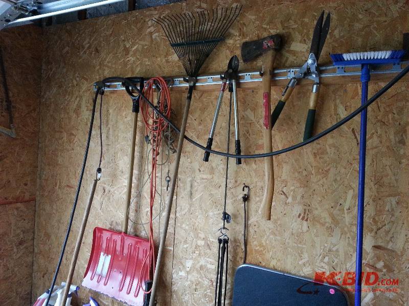 Lot of Implements including an Axe