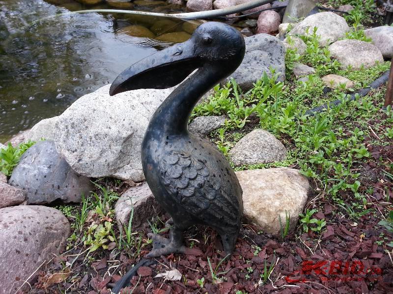 Cast Iron Pelican Lawn & Garden Accent