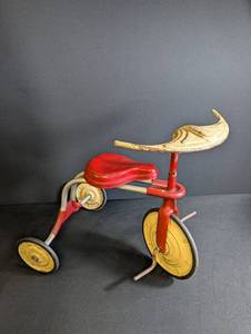 Vintage Metal Tricycle Toy