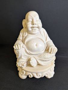 Vintage Laughing Buddha Figurine
