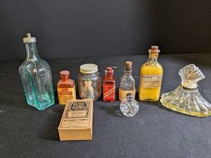Vintage Pharmacy Bottle Mixed Lot McKesson Libra Pharmacy & More