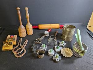 Vintage Kitchen Tool & Canning Supply Mixed Lot