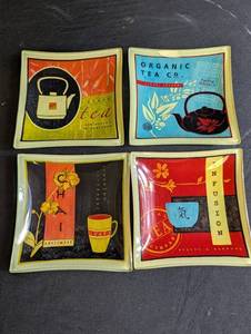 Decorative Tea Plates (Lot of 4)