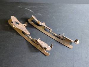 Vintage Clamp-On Ice Skates