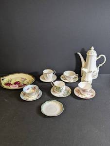 Royal Albert, Colclough & Royal Austria Tea Service Mixed Lot