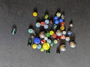 Glass Marbles Mixed Lot