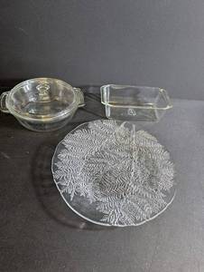 Pyrex Glass Bakeware Trio (Lot of 3)