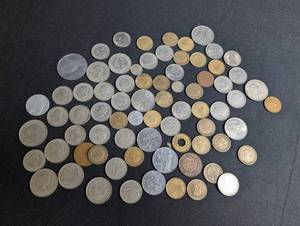 Mixed World Coin Lot Spanish Pesetas & International Coins