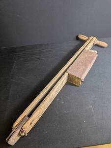 Wooden Hand Tool With Metal Fitting