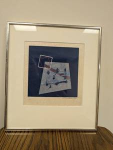 Signed Abstract Framed Print