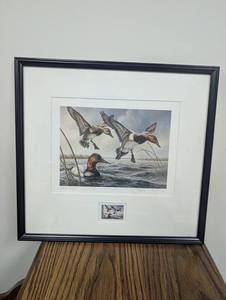Vintage 1980 Minnesota Duck Stamp Print James a. Meger 9893500
