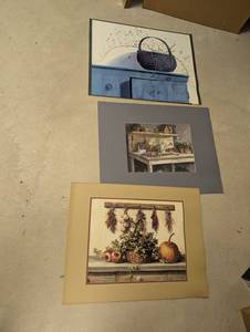 Pauline Eble Campanelli Signed Framed Still Life Prints (Lot of 3)