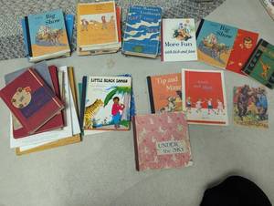 Vintage Childrens Readers, Dick and Jane Books & Textbooks Mixed Lot