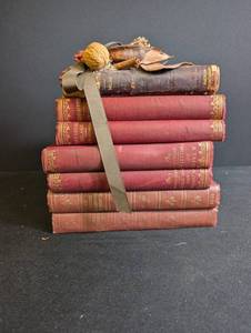 Assorted Leather Bound Books (Lot of 7)