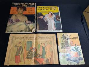 Antique 4-Issue Magazine Mixed Lot