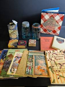 Vintage Ball Canning Supplies & Recipe Books Mixed Lot