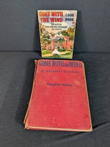Gone With the Wind Novel & Cookbook Mixed Lot
