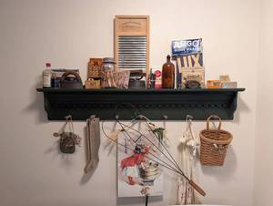 Vintage Antique Laundry Advertising Mixed Lot (Shelf Not Included)