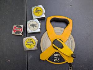 Stanley & Craftsman Tape Measure Lot of 5