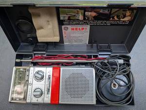 Vintage GE HELP CB Radio System 3-5908 40 Channel
