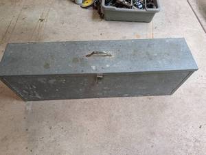 Galvanized Metal Storage Chest