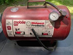 Mobile Air Midwest Products 9 Gallon Air Tank