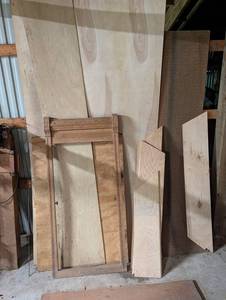 Woodworking Lumber and Decorative Wood Frame Lot