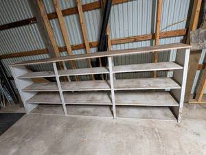 Large Wood Shelving Unit