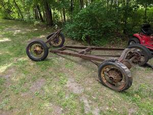 Vintage Model A Chassis Frame Assembly