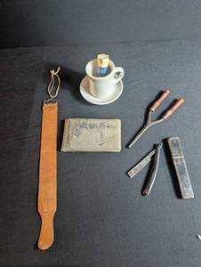 Vintage Barber Shaving Mixed Lot