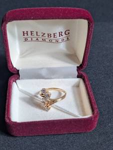 14K Gold Ring with 1 Karat Stones
