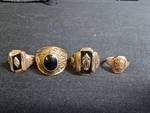10K Gold Class Rings (Lot of 4)