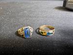10K Gold Gemstone Rings (Lot of 2)