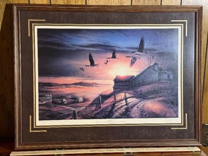 Terry Redlin Clear View Signed & Numbered Ducks Unlimited Print #4761500 w COA