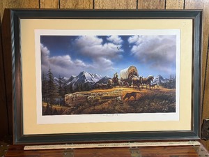 Terry Redlin O Beautiful for Spacious Skies Signed & Numbered Limited Edition Print - Framed with COA