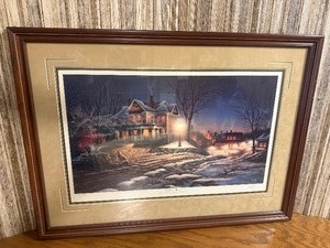 Lights of home-Terry Redlin limited edition signed lithography