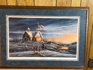 Terry Redlin America America Signed & Numbered Limited Edition Print - Framed with Artist Biography