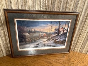 Terry Redlin Coming Home Signed Limited Edition Framed Print 8592400