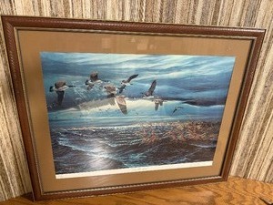 Terry Redlin Squall Line Framed Limited Edition Print  Signed & Numbered 724960 (1980)