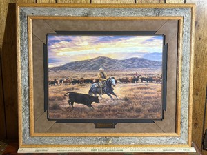 Tim Cox Dance of the Blue Cayuse Signed & Numbered Framed Print 7531500
