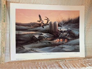 Terry Redlin Evening Company 1985 Minnesota Ducks Unlimited Print of the Year #1631500 Signed Limited Edition