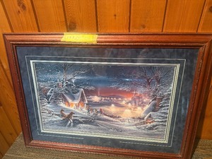 Terry Redlin Signed Limited Edition Print Evening Star COA Framed 03443