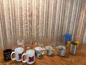 Massive Premium Vintage Glassware Elegant Lot - Fostoria American Cubist, Princess House Crystal, Retro Amber Glass, Art Deco Vases & More