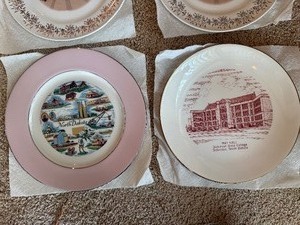 Vintage Souvenir & Collectible Plate Lot - North Dakota, Montana, Last Supper