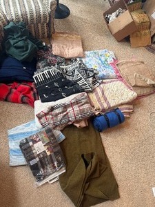 Assorted Vintage and Modern Blankets, Quilts, and Throws