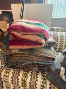 Vintage & Southwestern Style Blanket Lot - Wool, Woven Throws, & Southwestern Patterns