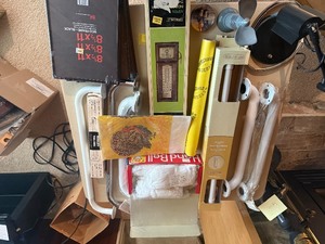 Multipurpose Estate Lot Home Mobility Bars, Vintage Dcor & Utility Items